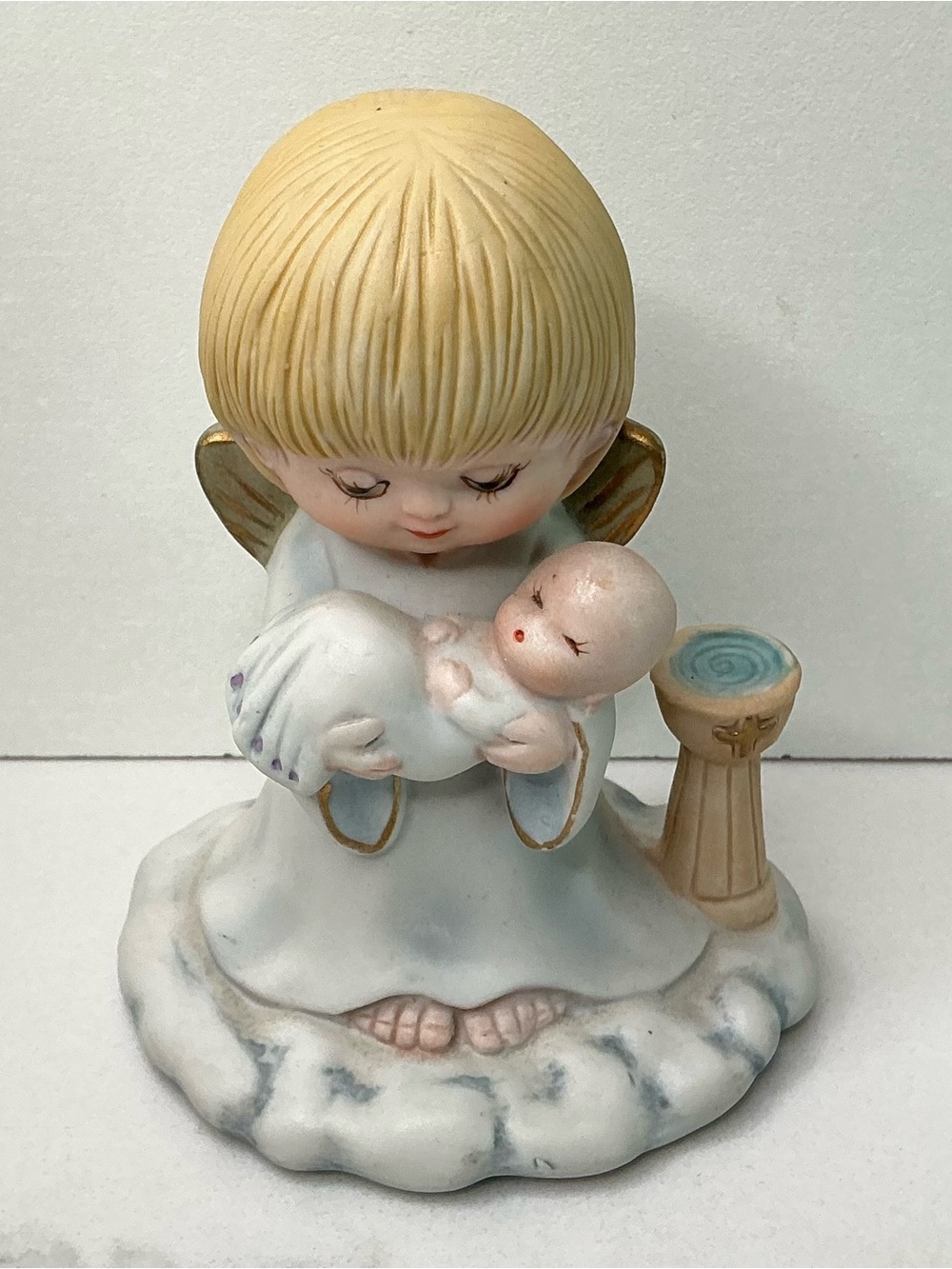 Enesco Ruth Morehead Little Miracles Angel Baptism Figurine